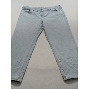 Abercrombie & Fitch Women Jeans 34 Short 90's Straight Mid Rise Curve Love Light